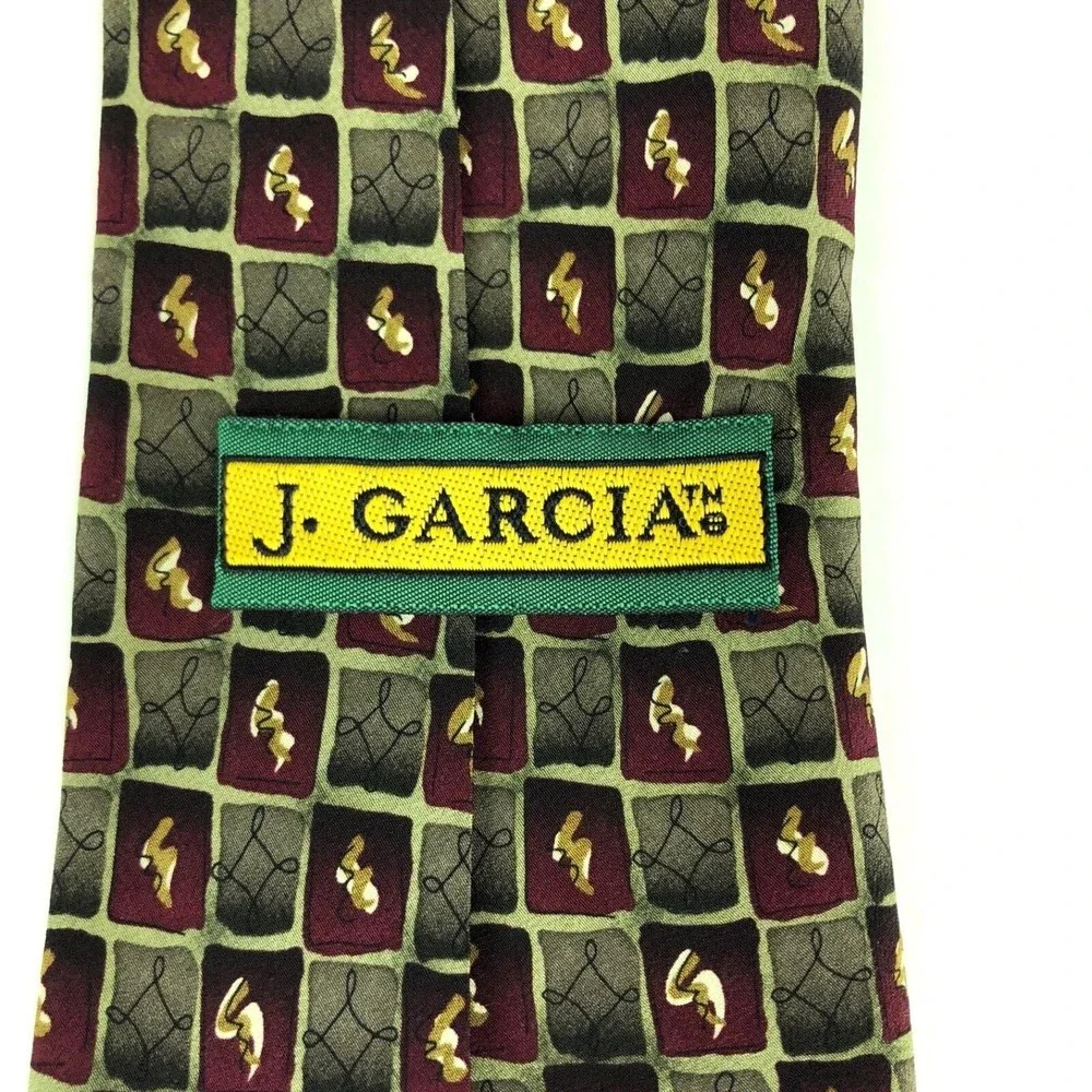 J Garcia Tie Big Bird Breaking Through Collection 20 Silk L57 W3.5 Made In Korea